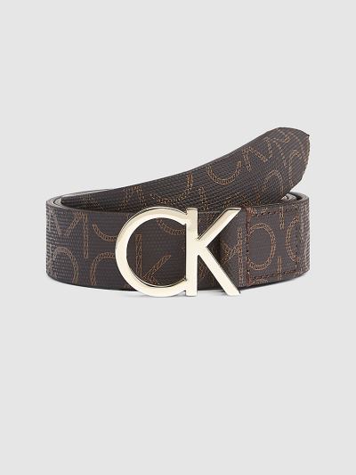 Calvin Klein Táskák & Kiegészítők HU254104 | Calvin Klein All-Over Logo Női Öv Barna